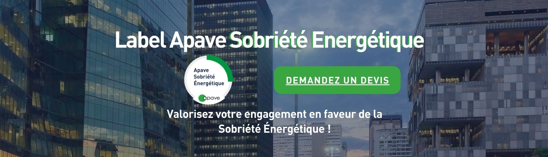 Label Apave Sobriété Energétique